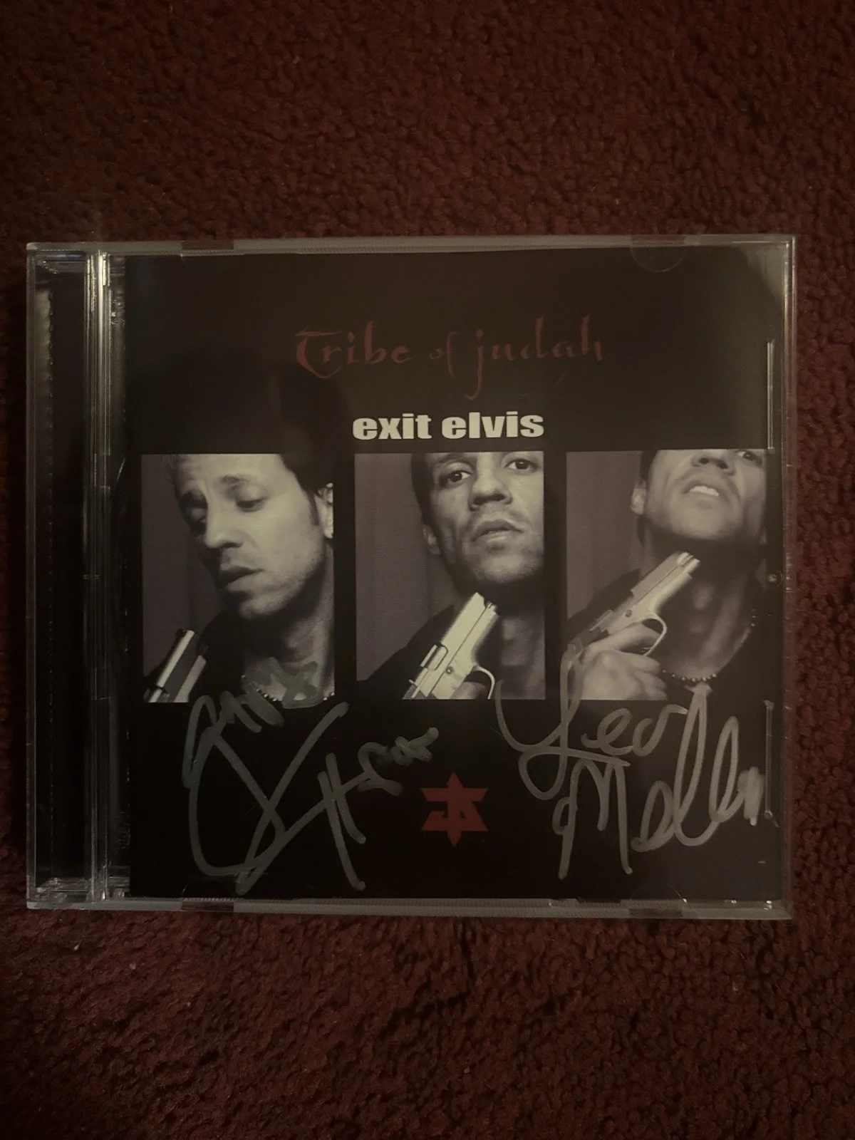 Gary Cherone Signed Tribe Of Judah 2002 Exit Elvis Extreme Van Halen Leo Mellace, image 3