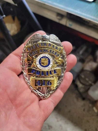 Columbo - Lieutenant (Early) Detective Badge 416, image 2