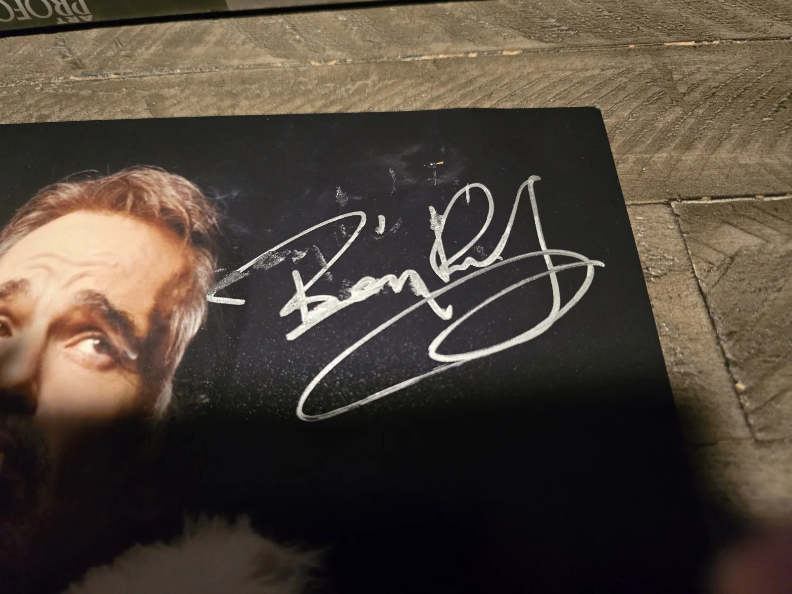 Billy Bob Thornton — 比利·鲍勃·桑顿签名 11x14 坏圣诞老人 JSA 仅贴纸自鸣得意签名, image 2