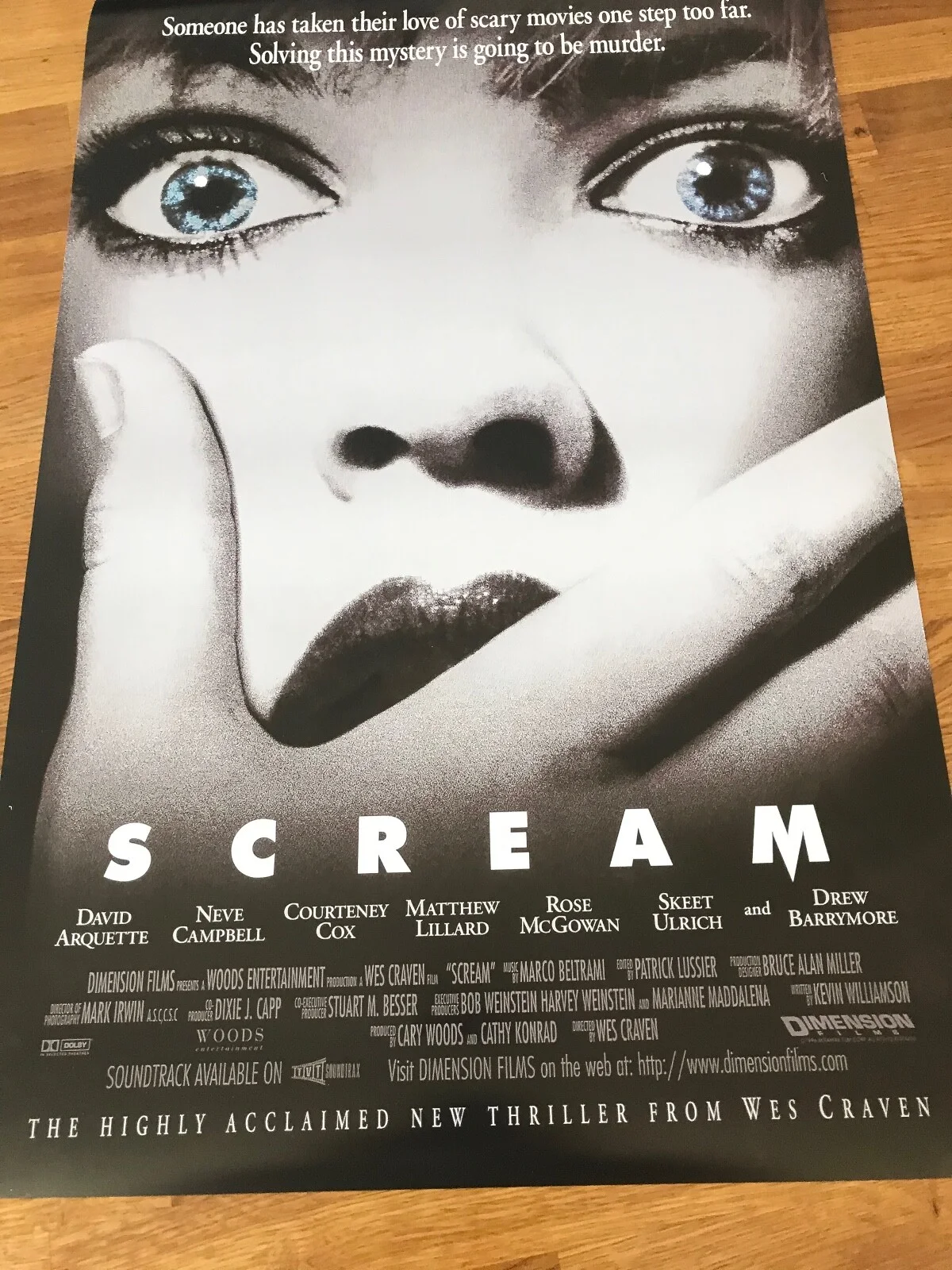 Movie Poster Scream 43cm x 64cm (bit bigger than A2), image 2