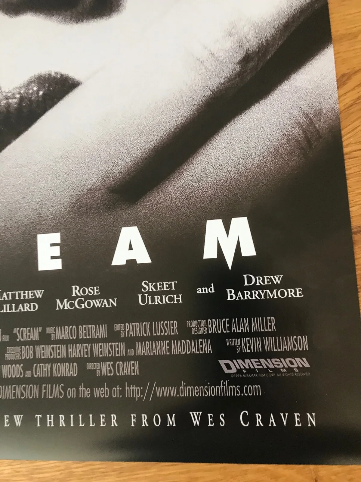 Movie Poster Scream 43cm x 64cm (bit bigger than A2), image 5