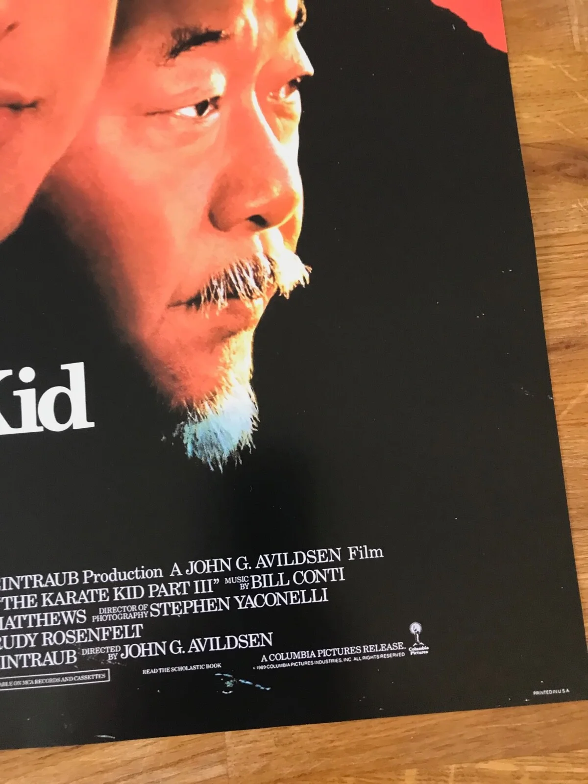 Movie Poster The Karate Kid 3 430mm x 640mm (Bit bigger than A2), изображение 5