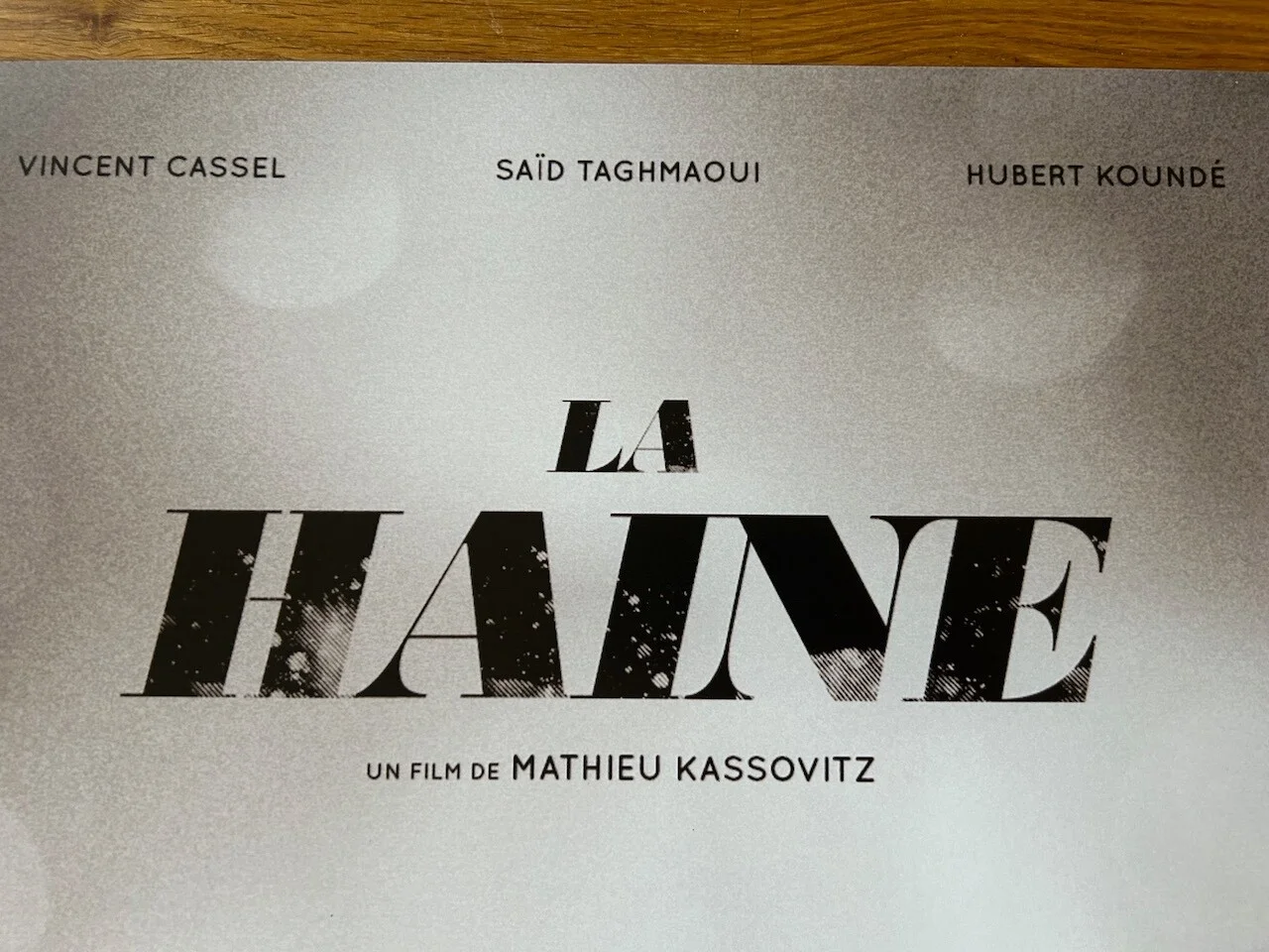 Poster La Haine 430mm x 640mm (bit bigger than A2), image 2