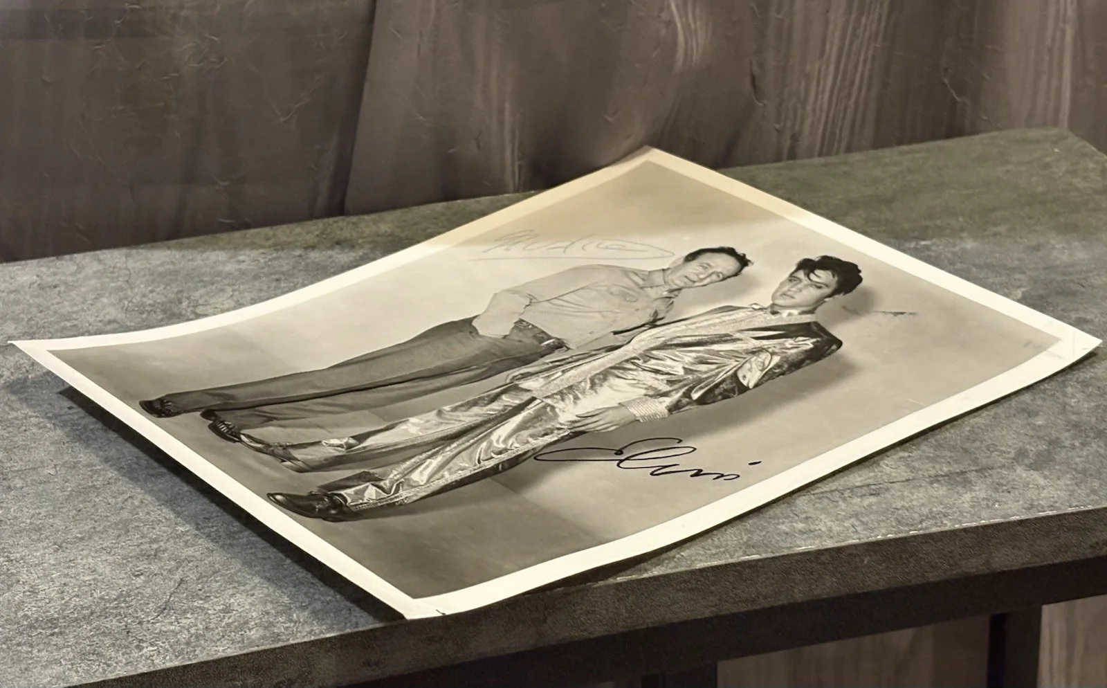 Elvis & Nudie - Vintage Photo- Signed By Both- Excellent Condition- Rare Find-, изображение 3