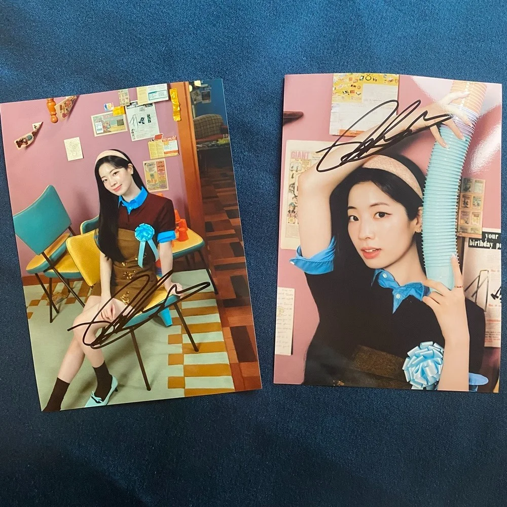 TWICE Kim Dahyun Autographed Signed Photo The Story Goes On 5*7 K-POP 2025, image 2