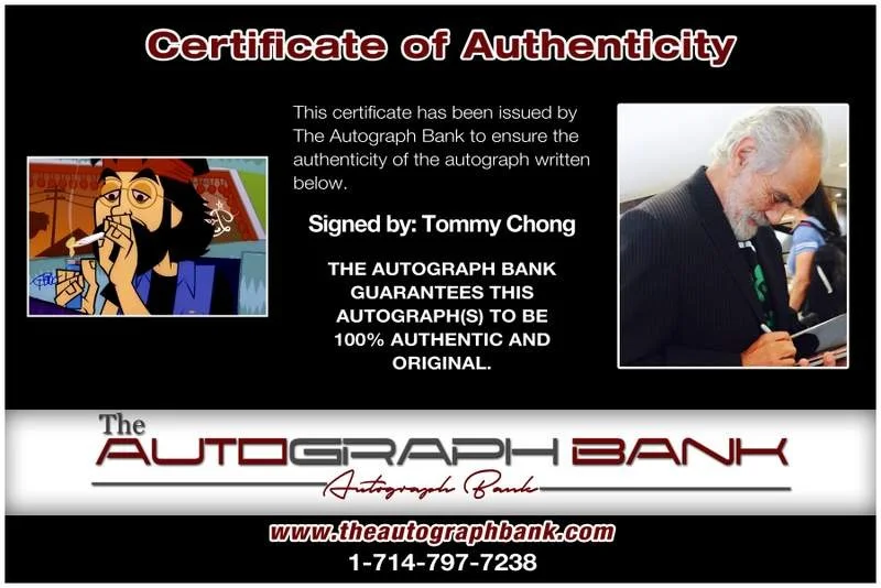 Tommy Chong — Tommy Chong authentic signed celebrity 10x15 photo W/Cert Autographed A00179, image 2