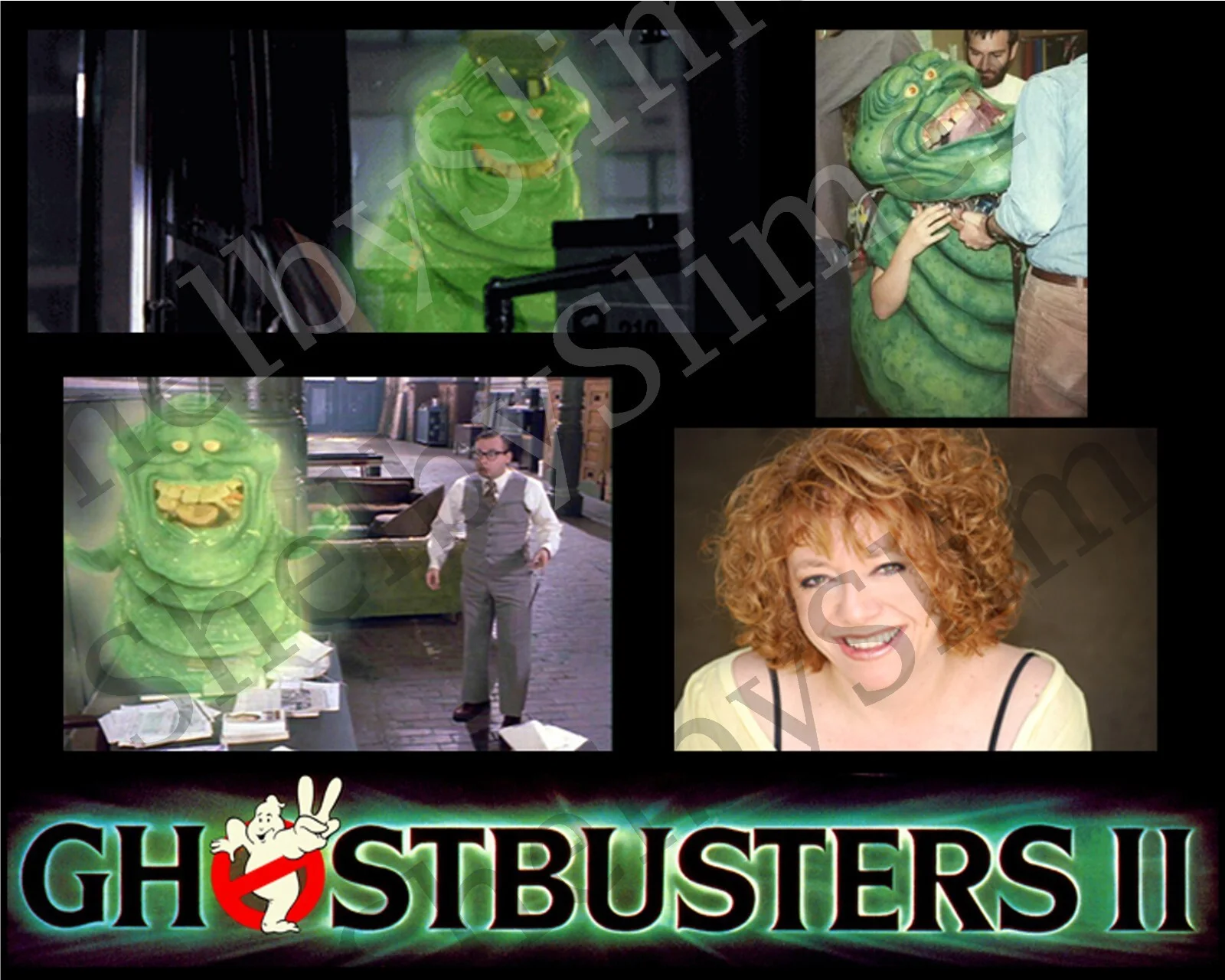 Robin Shelby — Robin Shelby SIGNED Photograph - SLIMER in GHOSTBUSTERS 2