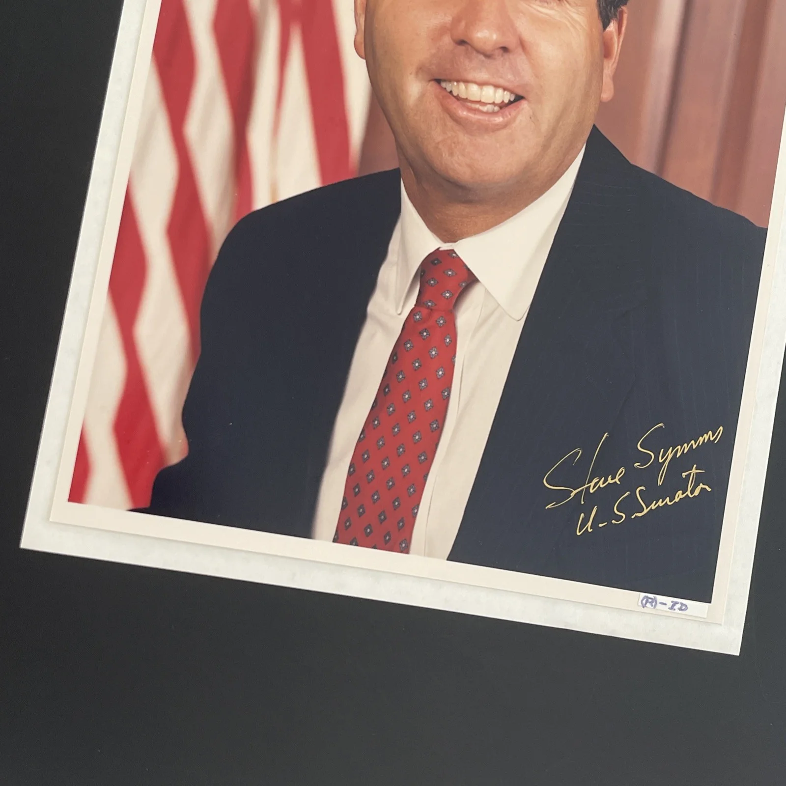 Senator Steve Symms, ID: Hand Signed Political Leader Photo 8x10“ / KSK, image 4