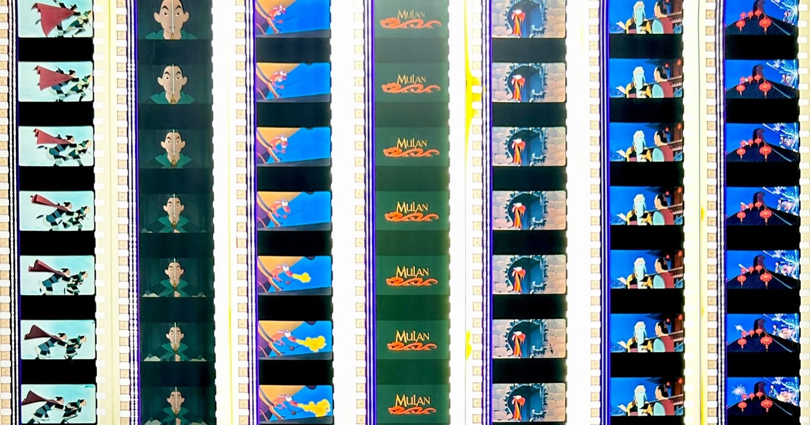 Walt Disney's Mulan (1998) Very Rare Unmounted Genuine 35mm Film Cells, image 5