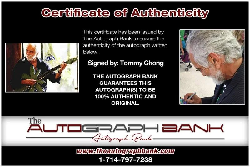 Tommy Chong — Tommy Chong authentic signed celebrity 10x15 photo W/Cert Autographed A000112, image 2