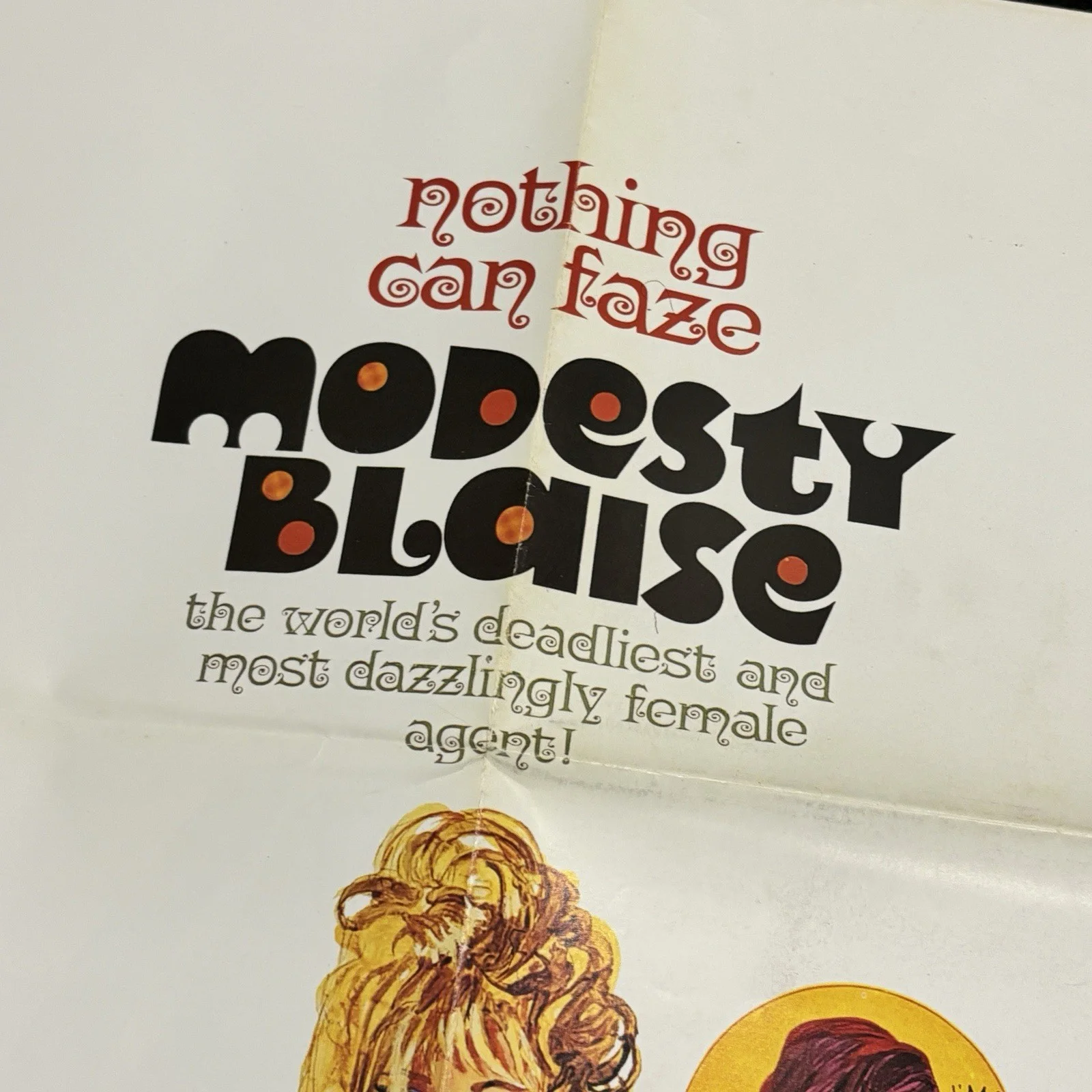 Modesty Blaise Magnum Harry Poster Monica Vitti Terence Stamp Eastwood 2 SIDED, image 4
