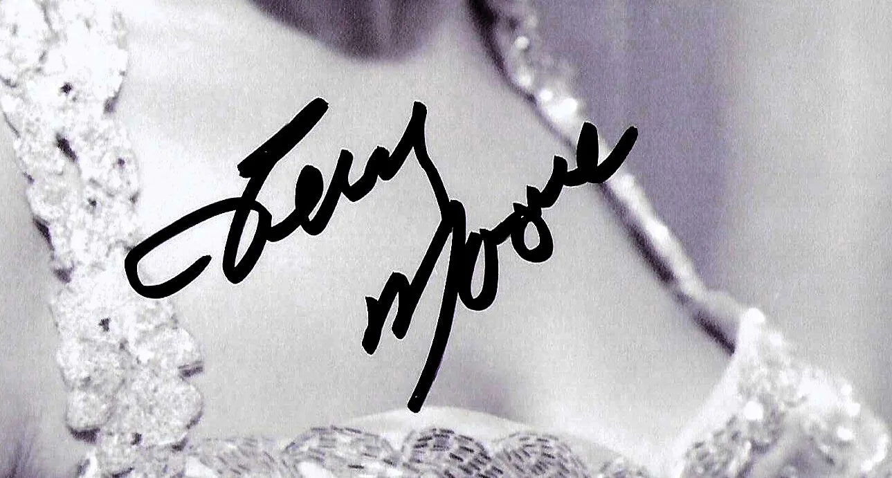 2 great TERRY MOORE signed photos - BATMAN as Venus, MIGHT JOE YOUNG each w COA, image 2