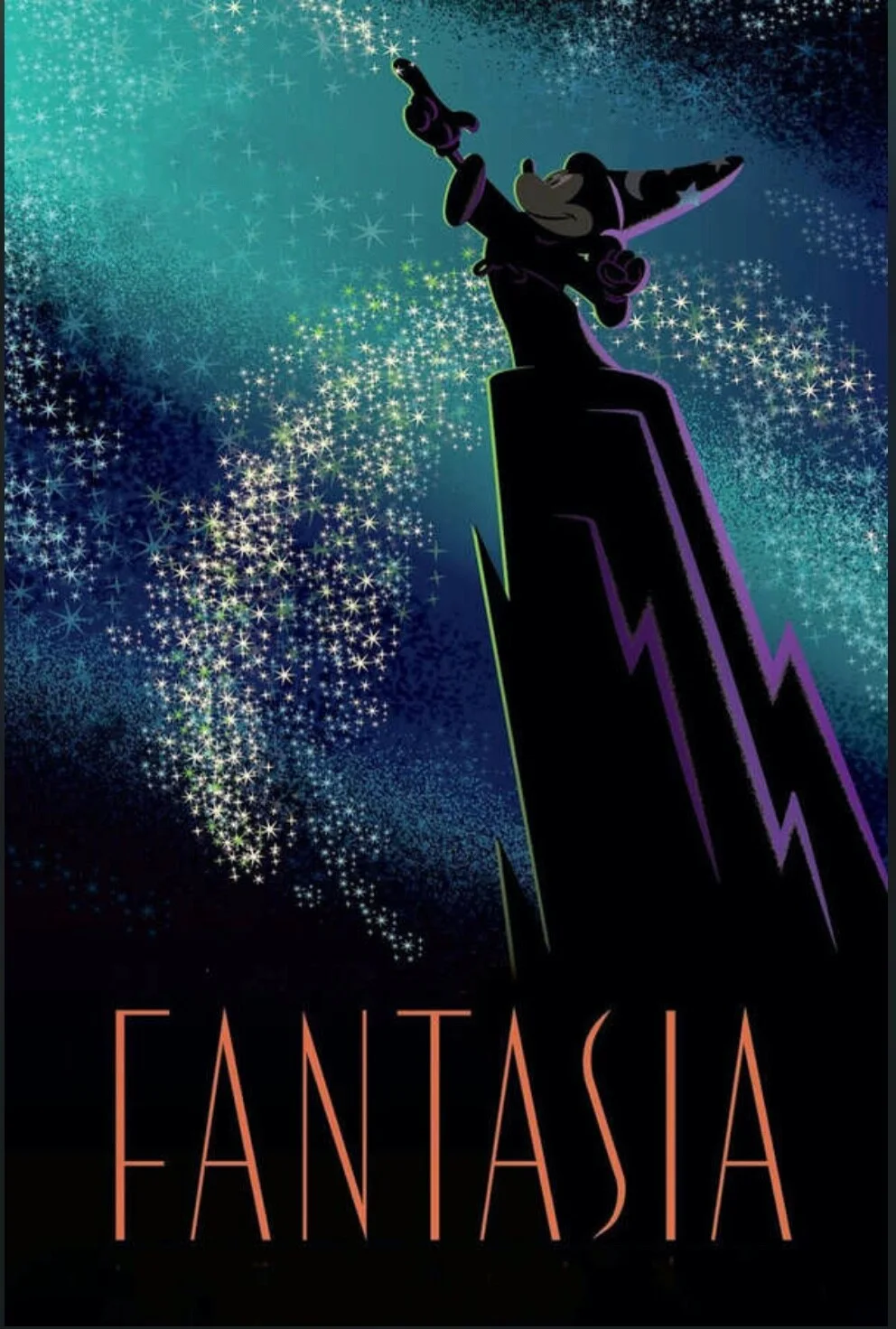 Walt Disney's Fantasia (1940) Rare Unmounted 35mm Film Cells Remastered Release, изображение 2