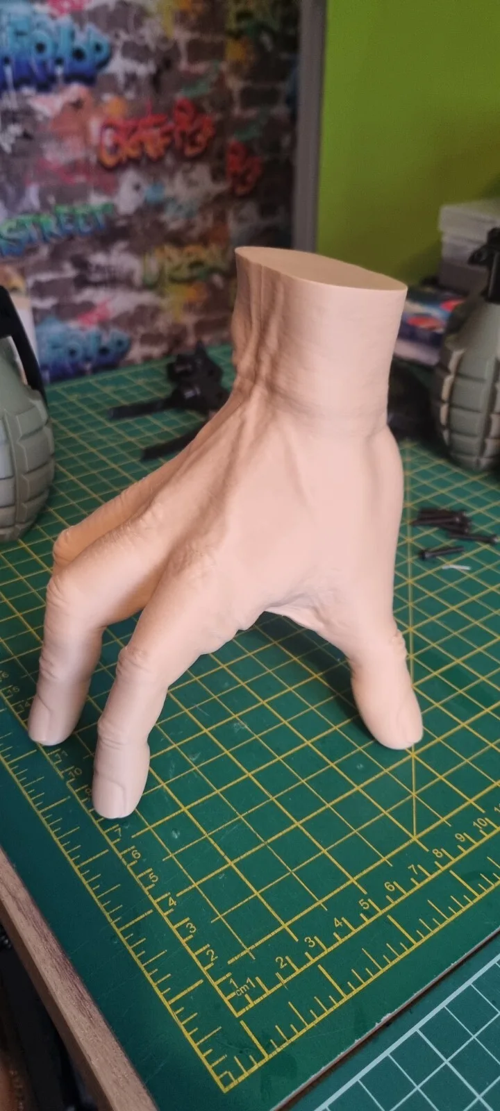 Full size Thing Watch Holder Hand prop from wednesday Addams Family, image 4