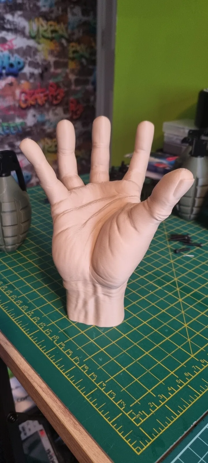 Full size Thing Watch Holder Hand prop from wednesday Addams Family, image 5