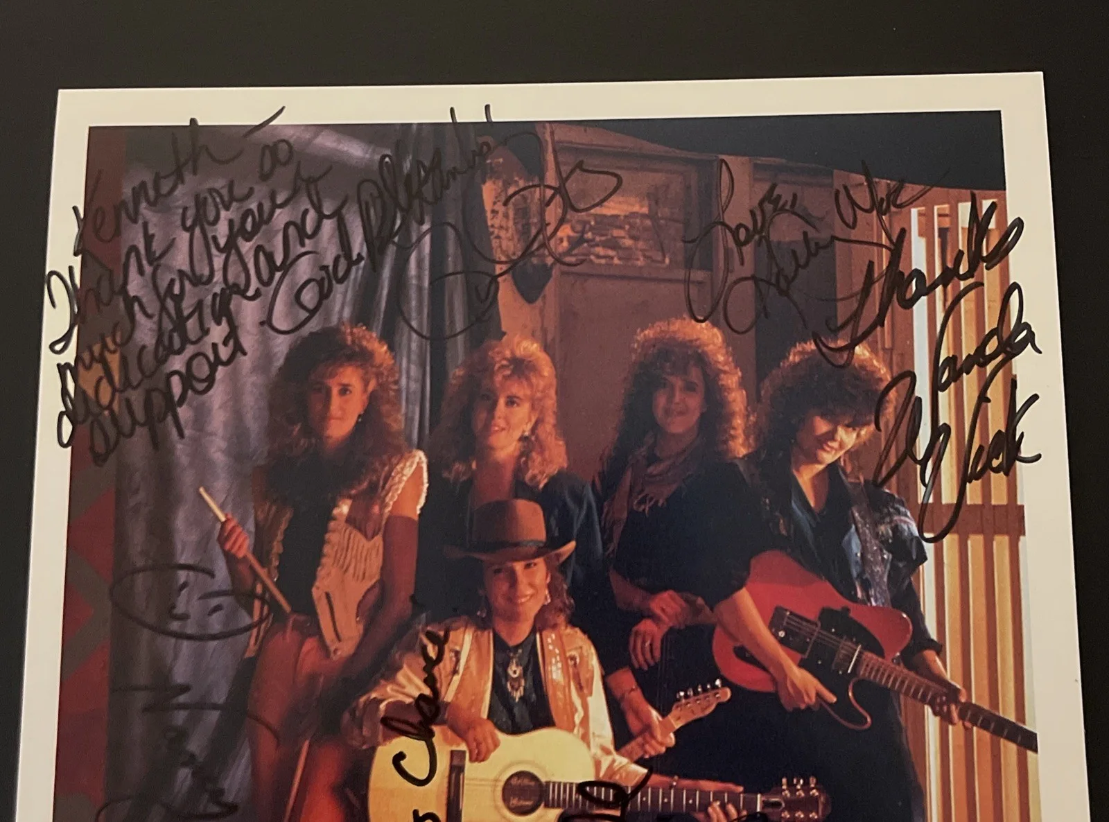 WILD ROSE Capital Records: Hand Signed Celebrity Photo 8 x 10” / KSK, изображение 2