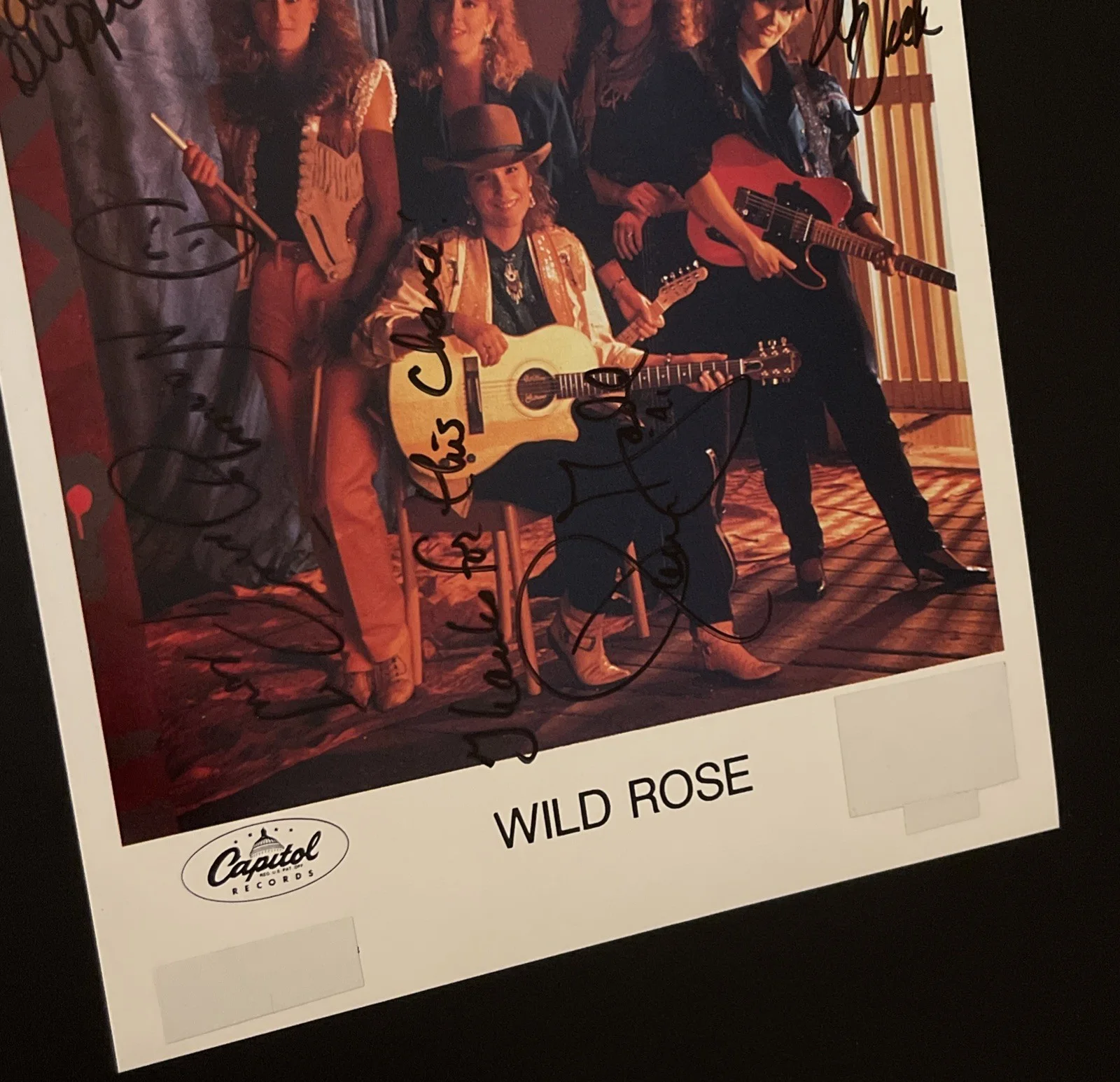 WILD ROSE Capital Records: Hand Signed Celebrity Photo 8 x 10” / KSK, изображение 4