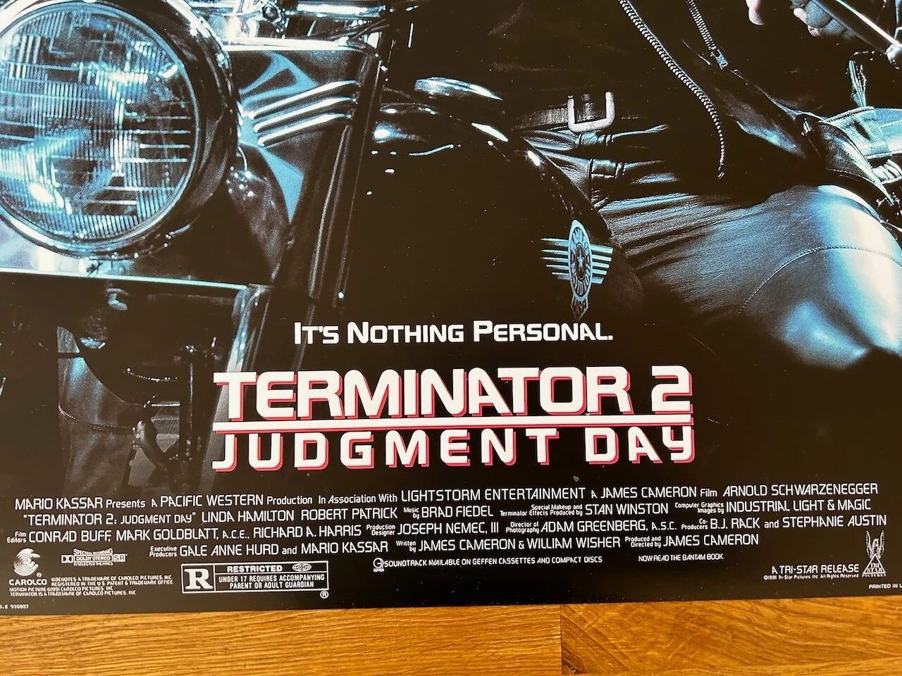 Movie Poster The Terminator 2 430mm x 640mm (Bit bigger than A2), image 4