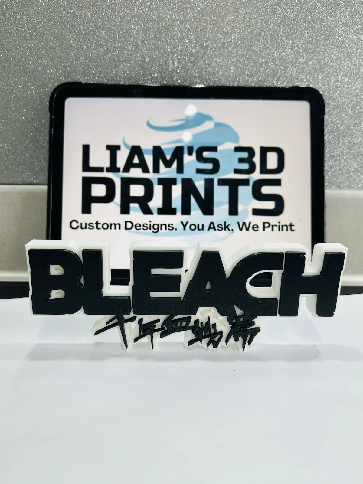Decorative Bleach logo Sign Display Anime Pops Manga, image 2