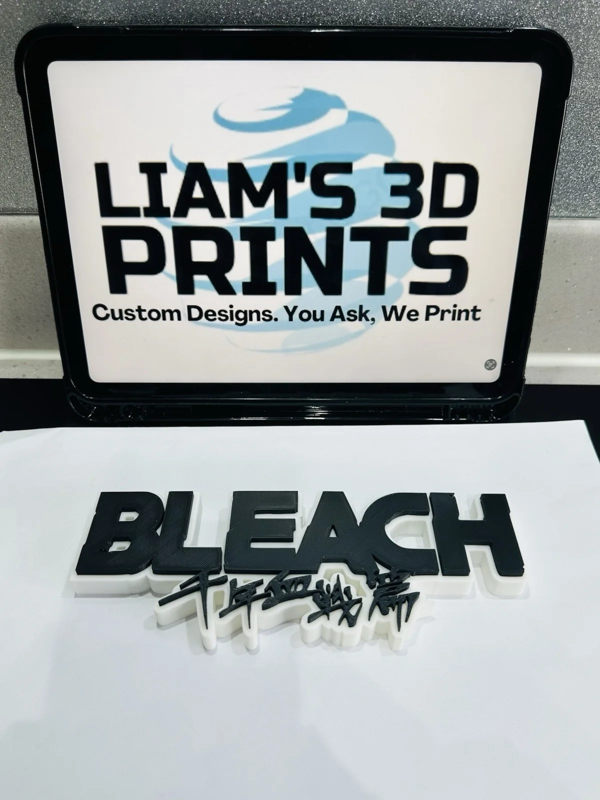 Decorative Bleach logo Sign Display Anime Pops Manga, image 3