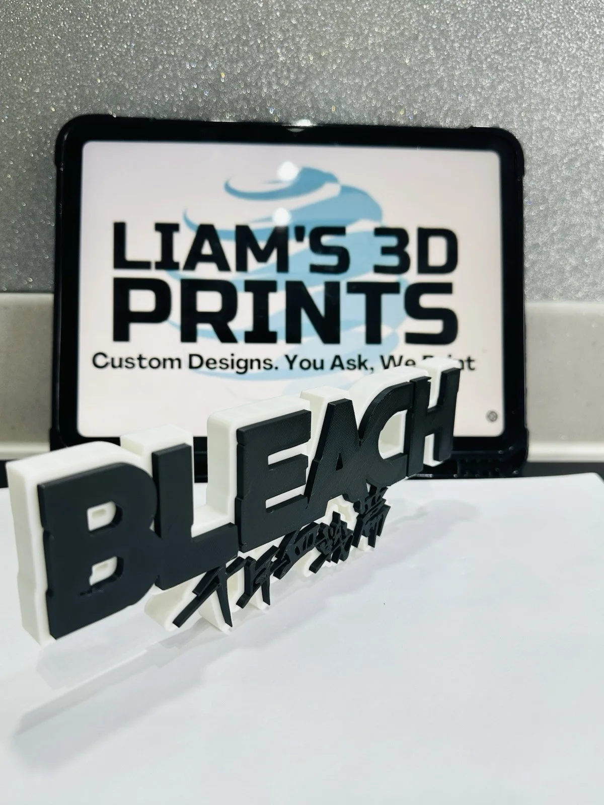Decorative Bleach logo Sign Display Anime Pops Manga, image 4