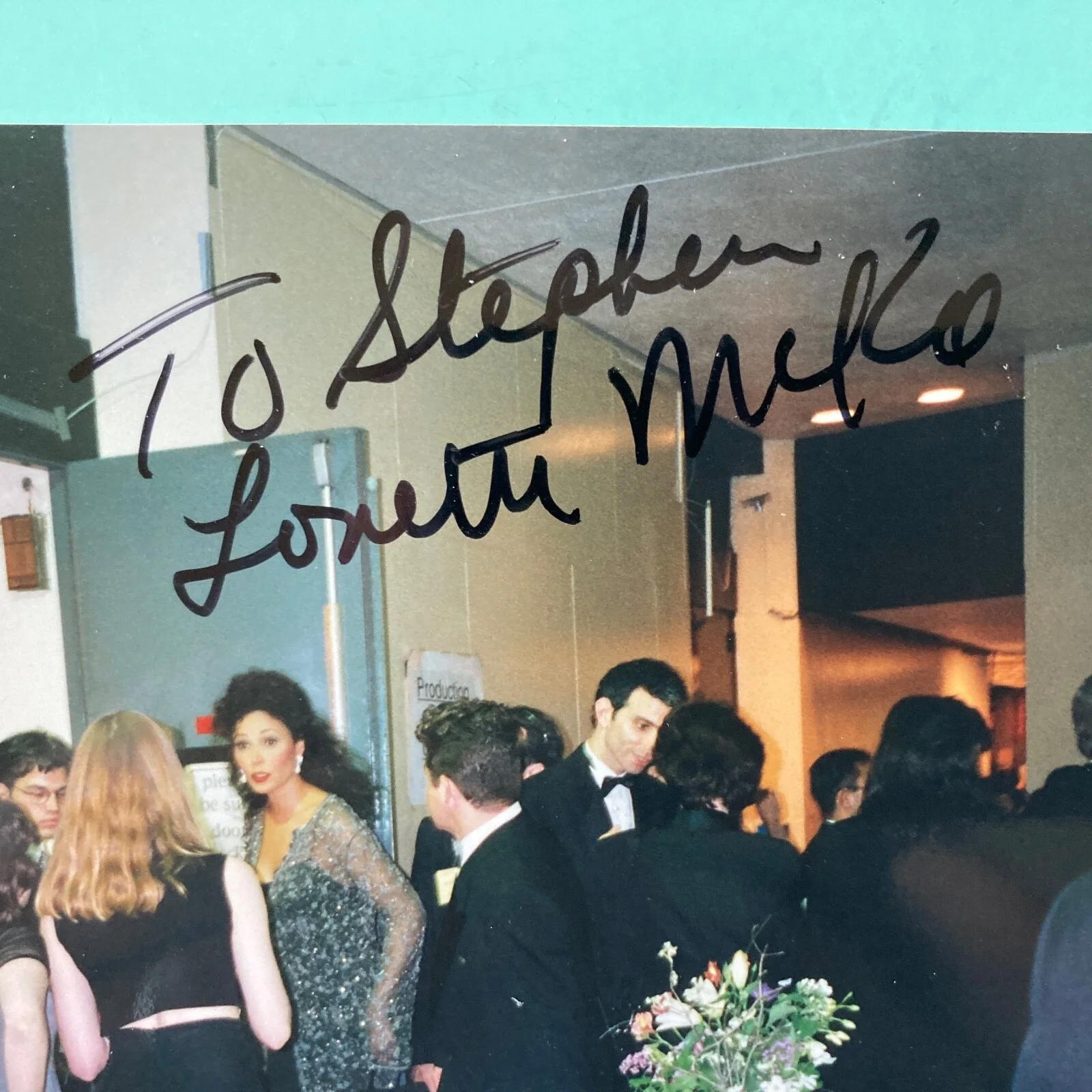 Lonette McKee Signed / Inscribed 4”X6” Photo At Tony Award Ceremony In NYC 1995, изображение 2