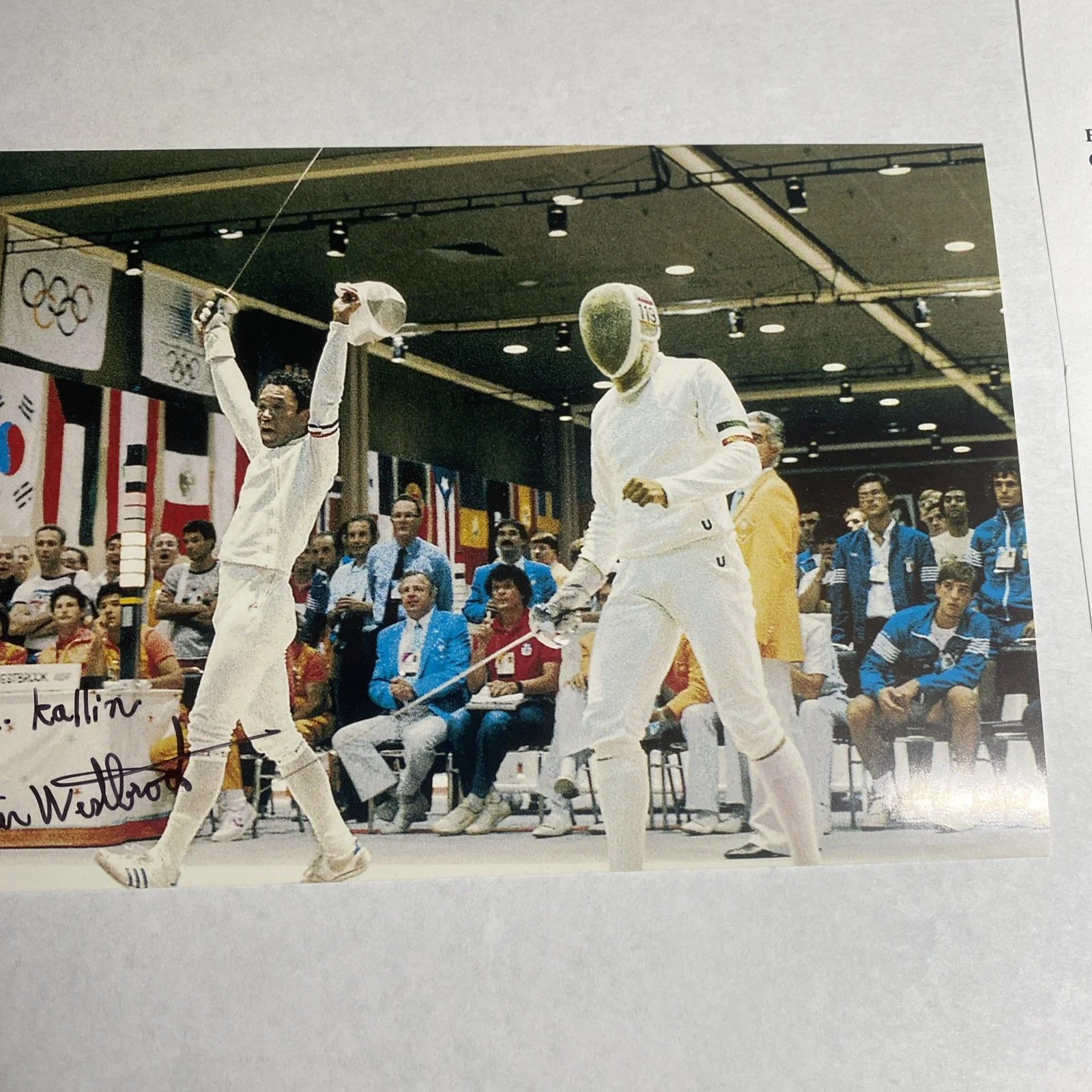 Peter Westbrook: Olympic, Signed Celebrity Photograph 4 x 6 Inches / KSK, image 3