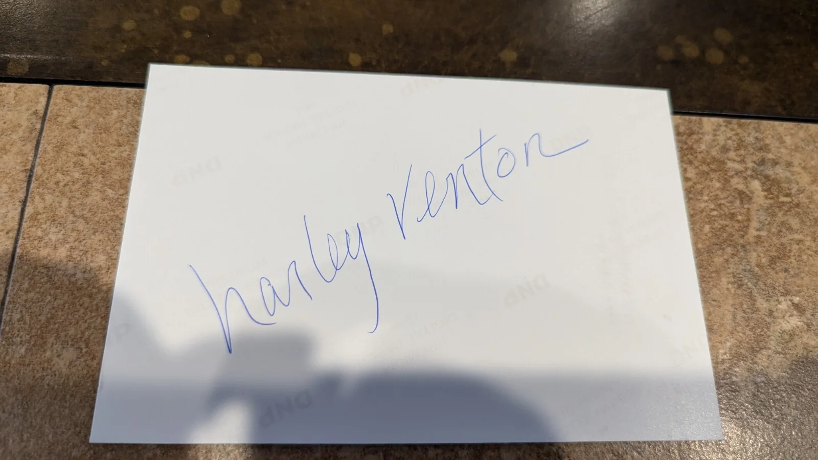 Harley Venton — 4x6 autographed photo Harley Venton Guaranteed Authentic, image 2