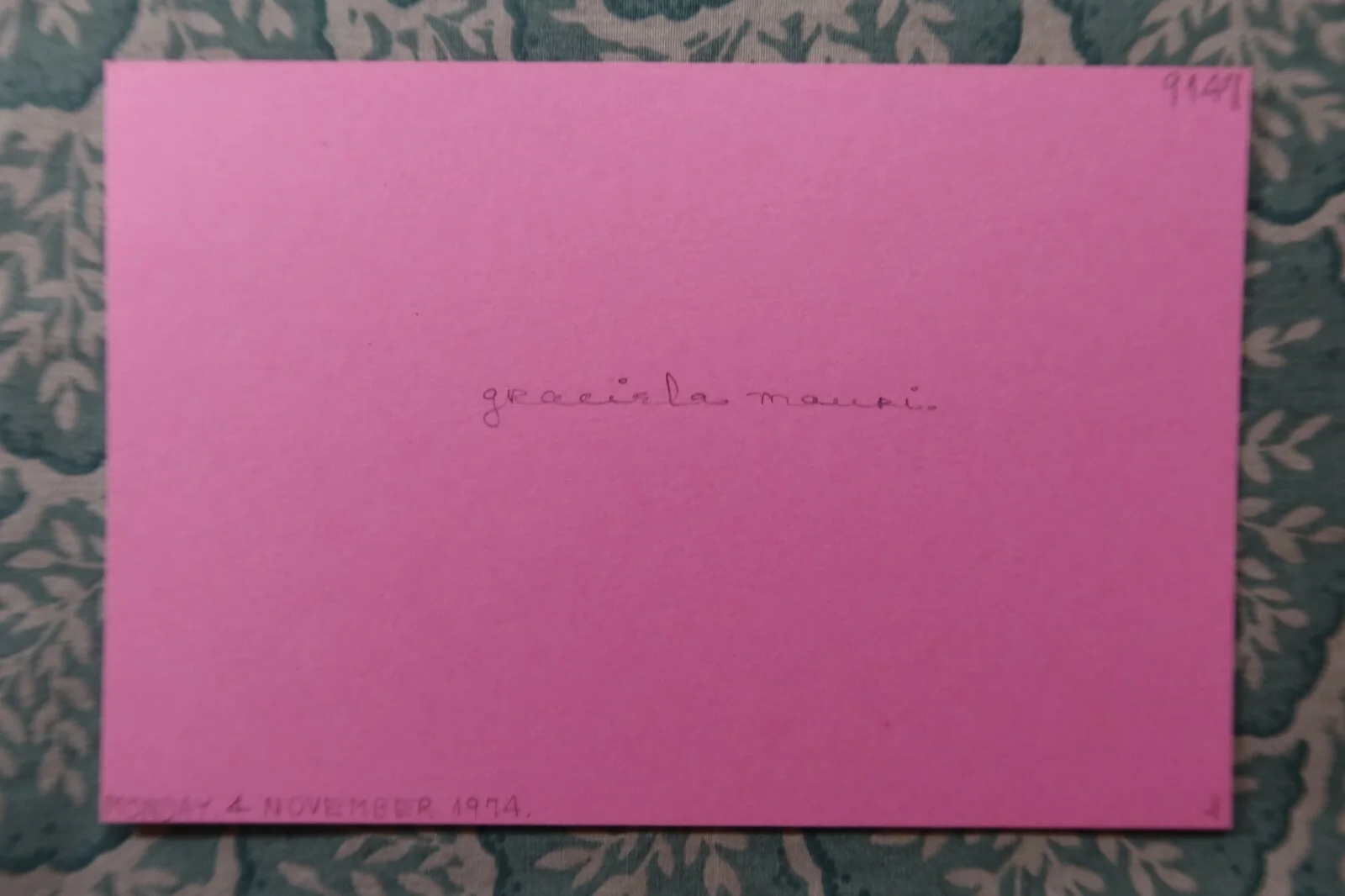 Graciela Mauri - MEXICAN CINEMA - Gotita de gente -Intercontrol-Autographed 1974, image 2