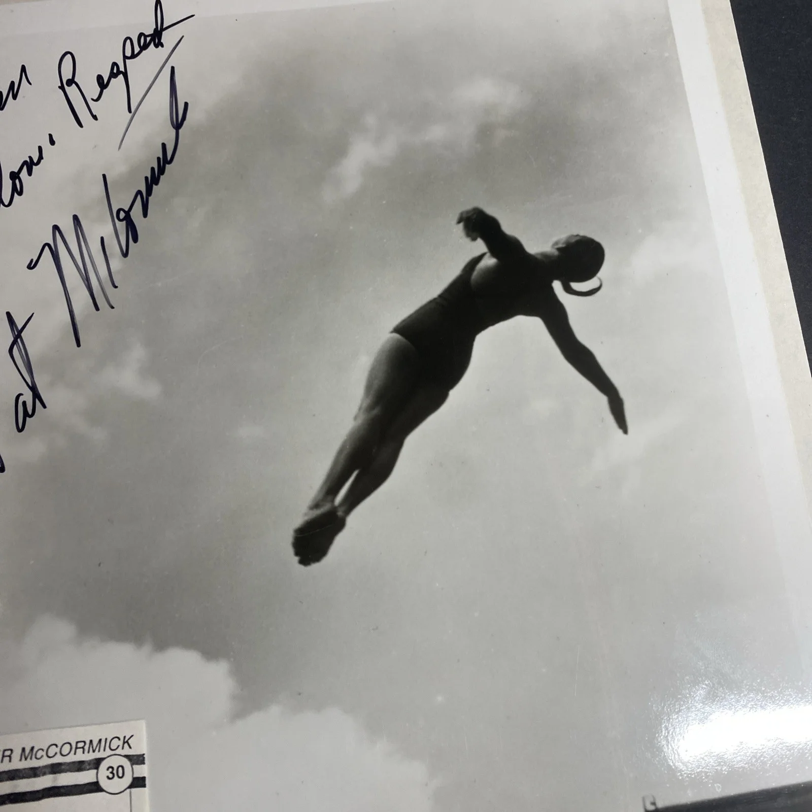 Patricia McCormick: Olympic, Signed Celebrity Photograph 8 x 10 Inches / KSK, image 3