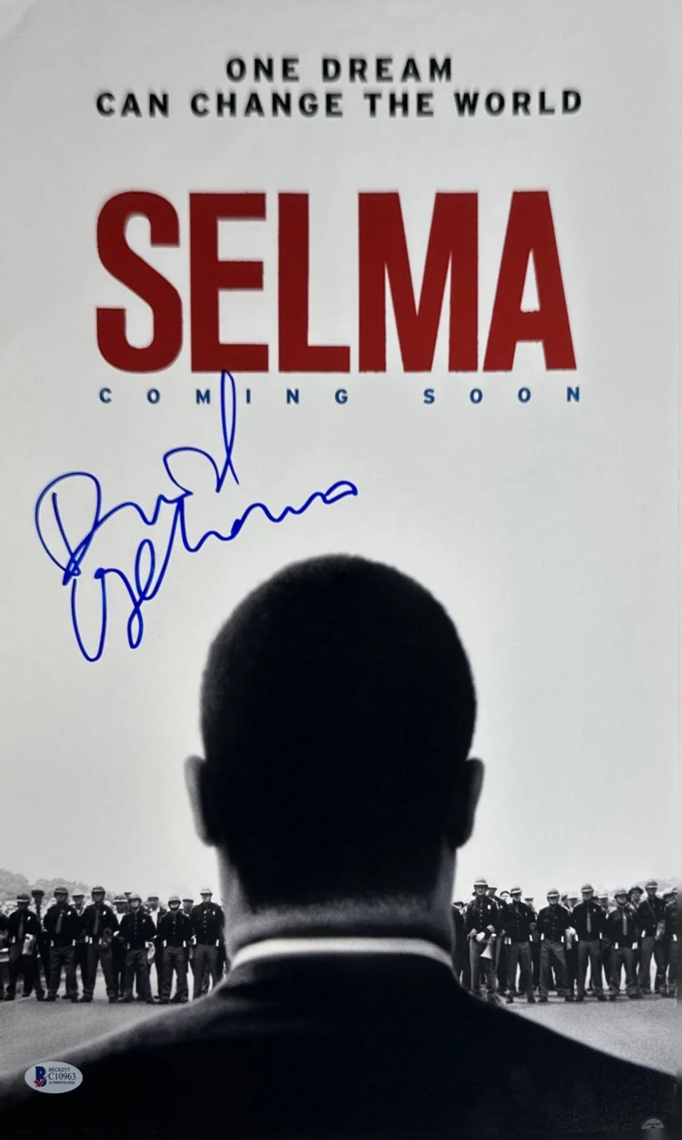 David Oyelowo — David Olyelowo Signed 12x18 Selma Photo BAS C10963