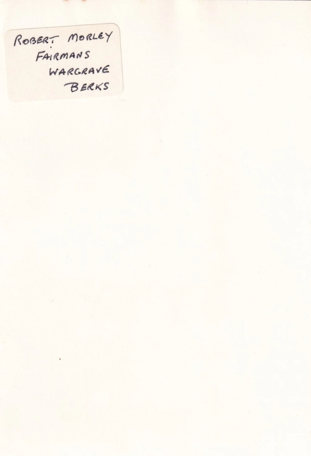 Robert Morley original autograph on photo actor film TV Great Britain, изображение 2