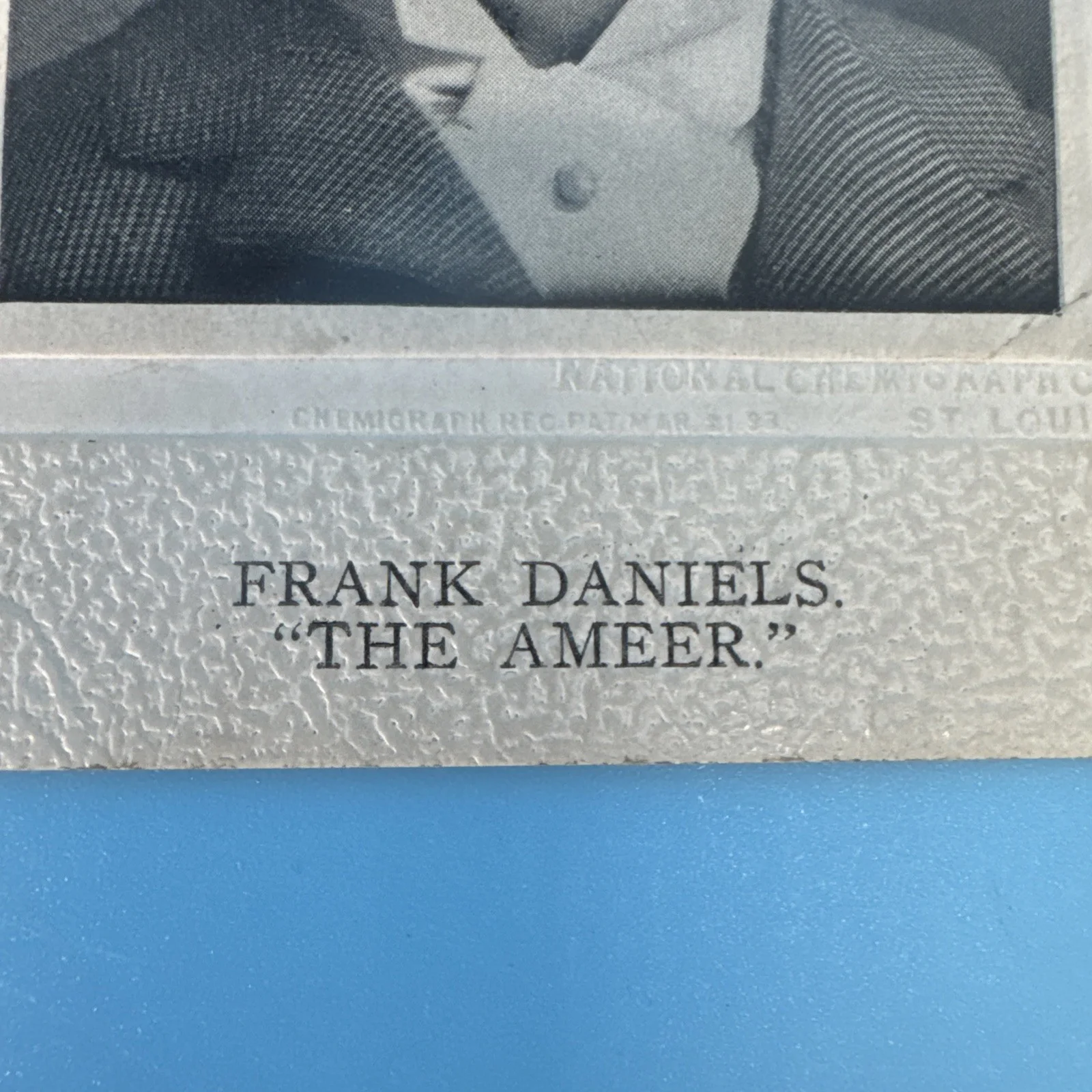 Frank Daniels "The Ameer" Photo Photograph Actor Opera 4.5" X 3.5" Antique 1893, image 4