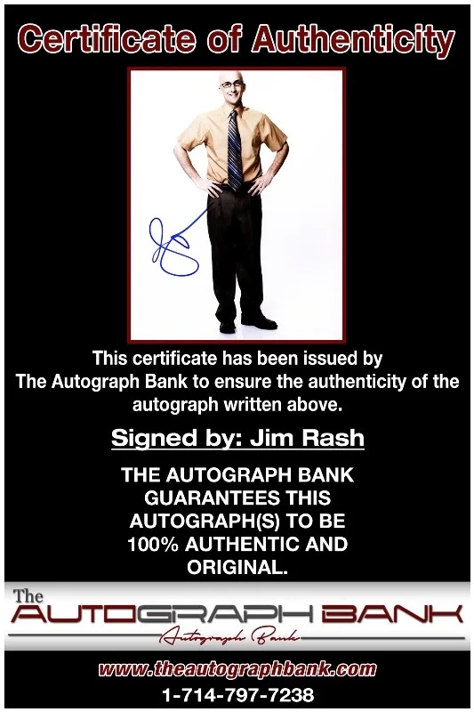 Jim Rash — Jim Rash authentic signed celebrity 8x10 photo W/Cert Autographed 41916g1, изображение 2