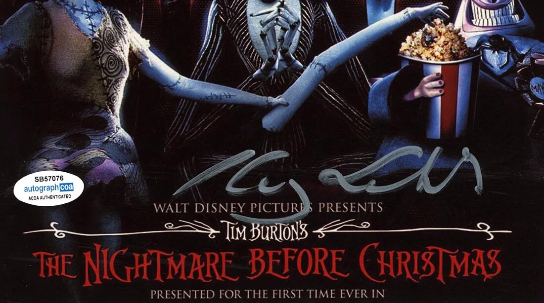 HENRY SELICK — Henry Selic signed "NIGHTMARE BEFORE CHRISTMAS" 8x10 Photo EXACT PROOF e ACOA, image 4