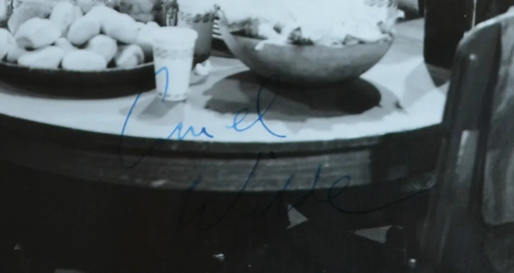 Cornel Wilde Authentic Autograph 8x10 Movie Still from Hot Blood 1956, image 2