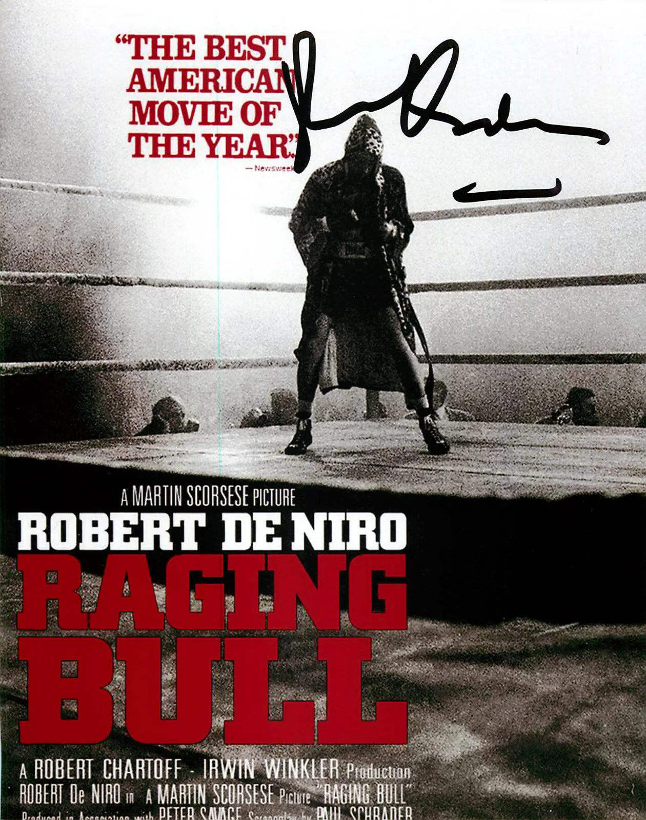 Paul Schrader — Paul Schrader Signed 'Raging Bull' Writer 8x10 Photo EXACT Proof ACOA A, image 2