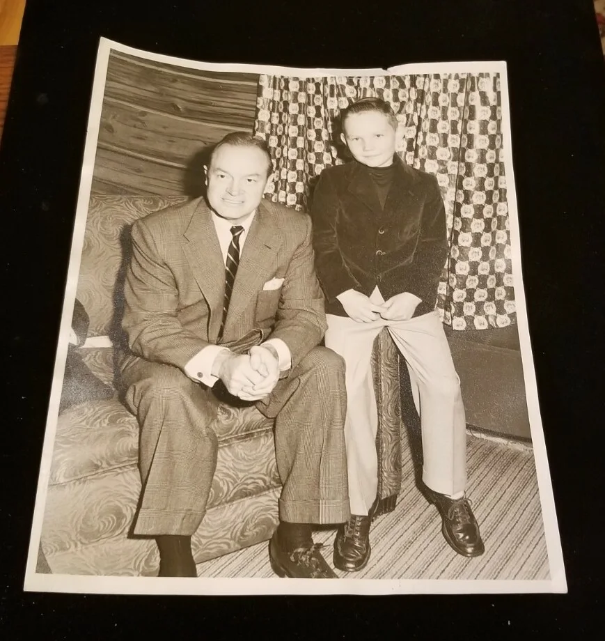 Vintage 8" x 10" BOB HOPE and Young Boy Photo, image 3
