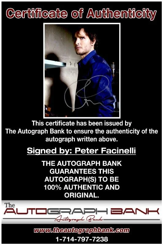 Peter Facinelli — Peter Facinelli authentic signed celebrity 8x10 photo W/Cert Autographed 2616e, image 2