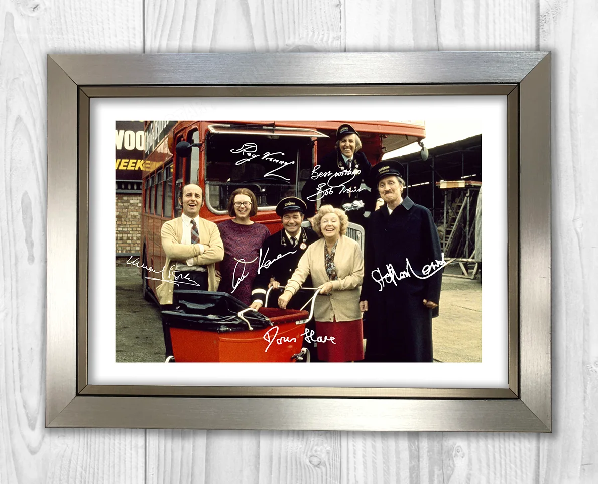 On the Buses A4 reproduction autograph picture poster with choice of frame, изображение 3