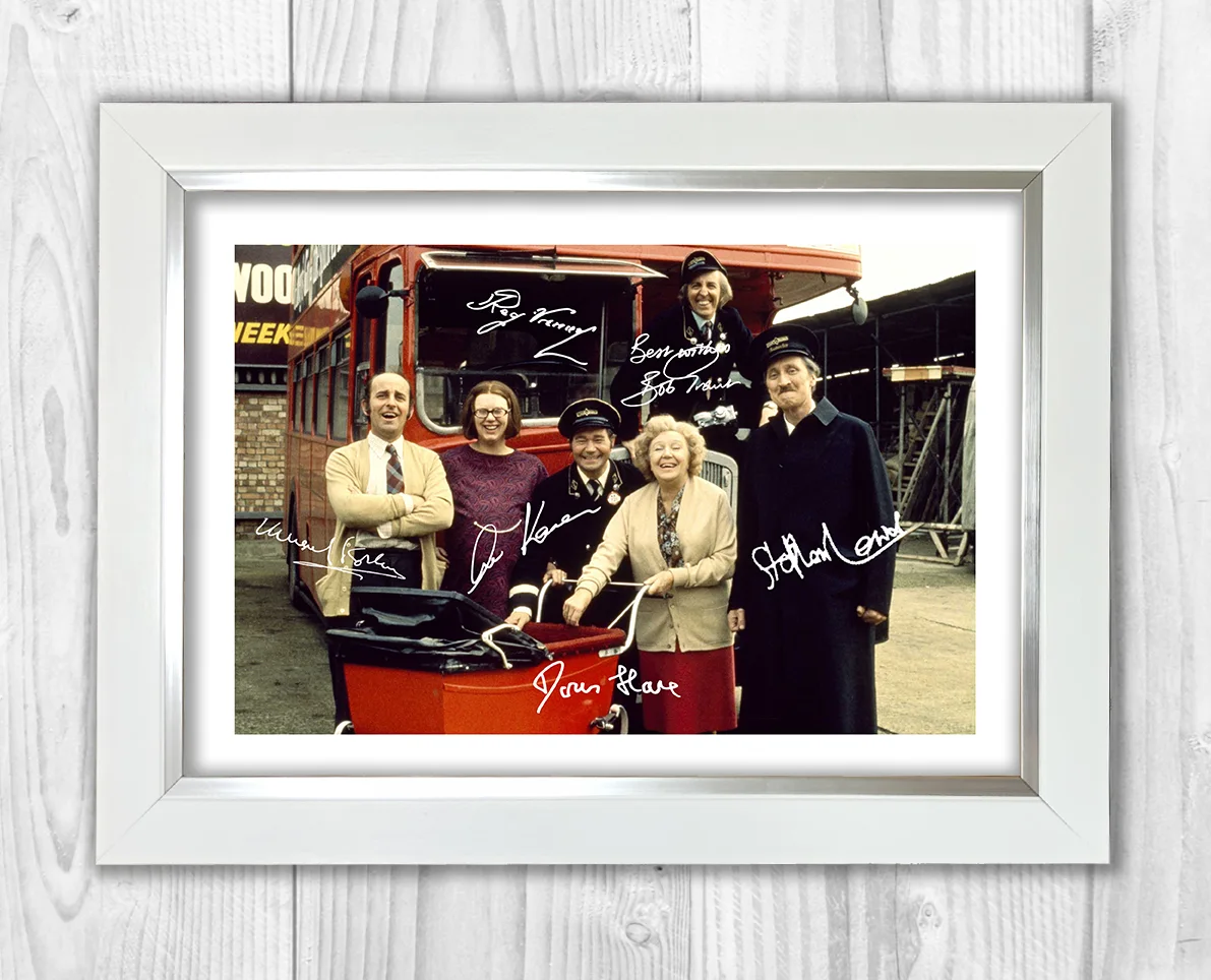 On the Buses A4 reproduction autograph picture poster with choice of frame, изображение 4