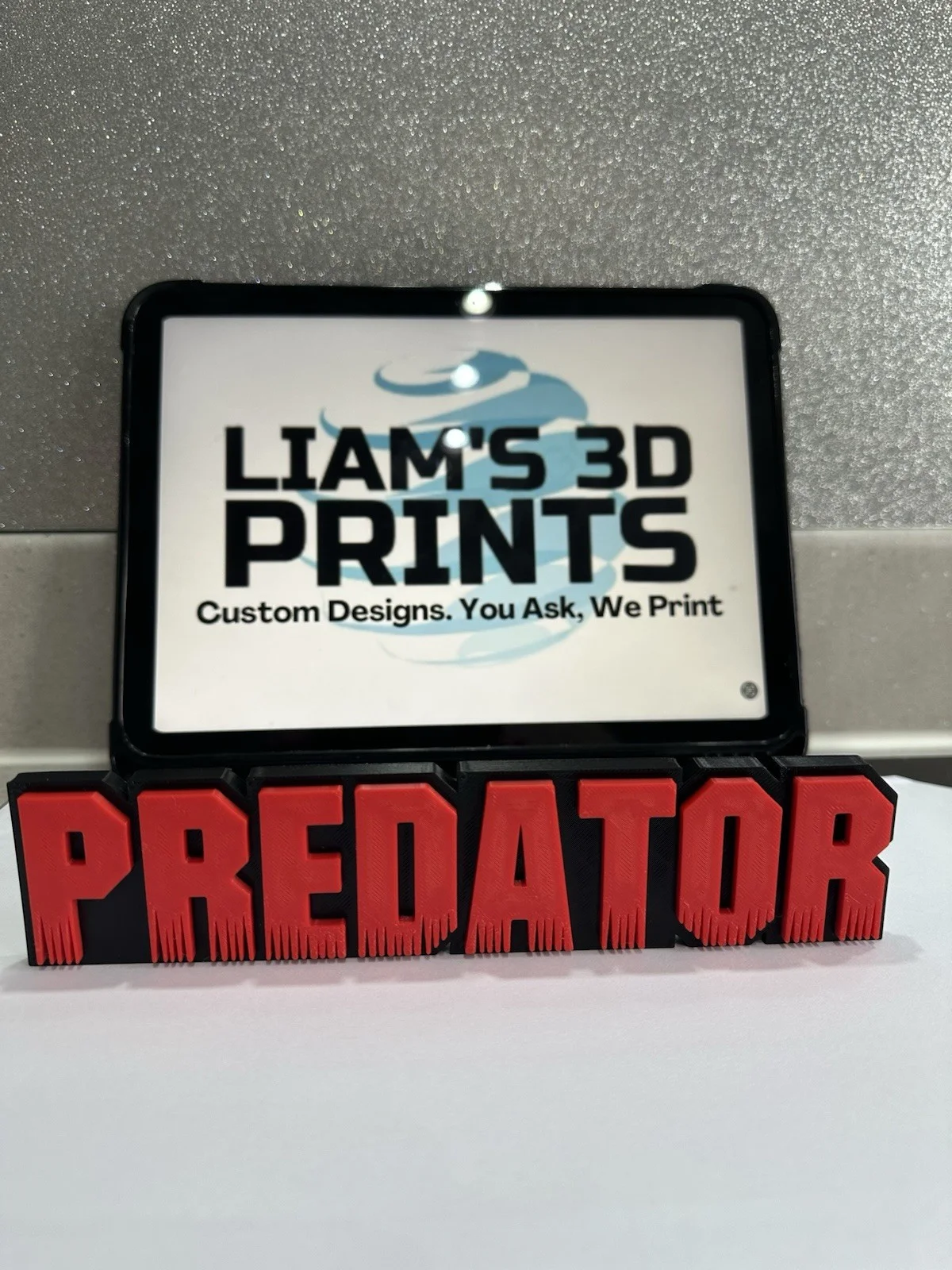 Decorative Predator Film Logo Word Sign Room Display Pops, image 5