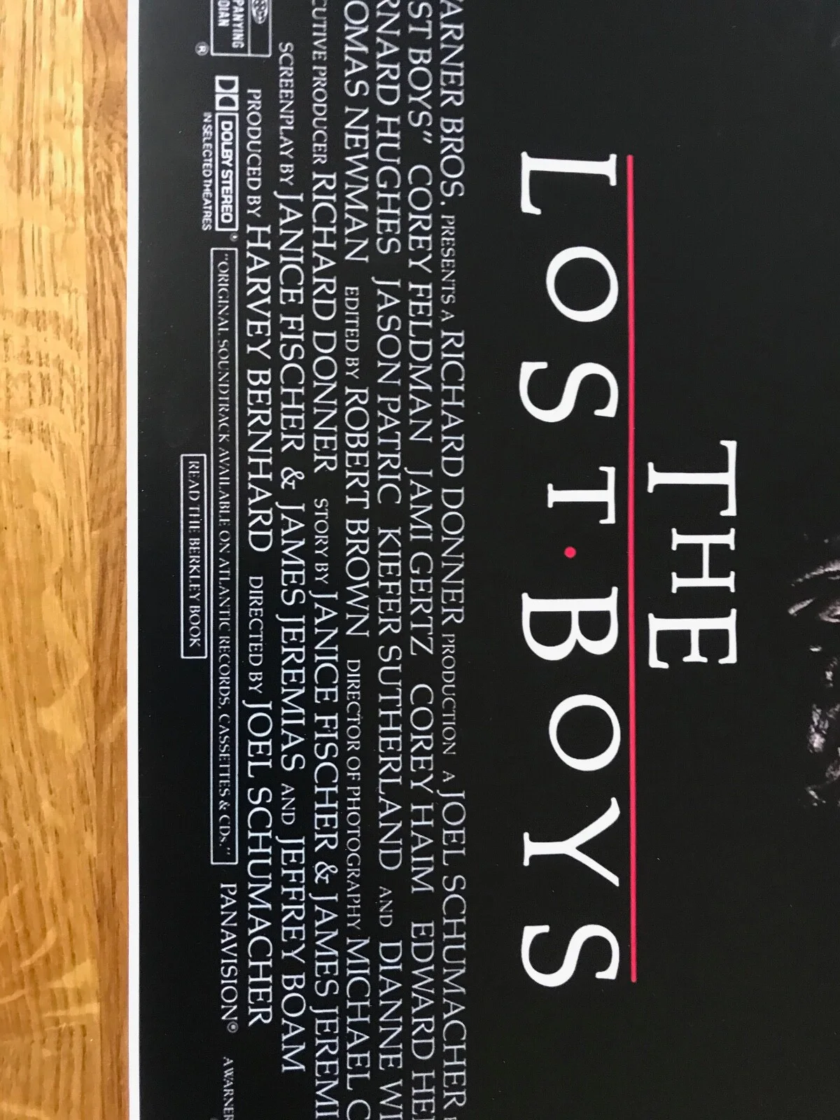 Large Movie Poster The Lost Boys 420mm x 594mm A2 size, изображение 5