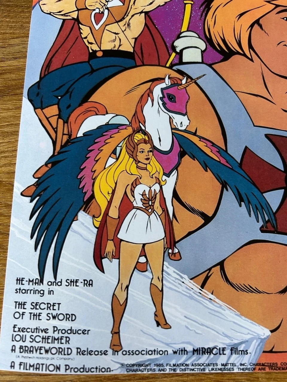 Poster He-Man She-ra The Secret of the Sword 420mm x 594mm size A2, изображение 3
