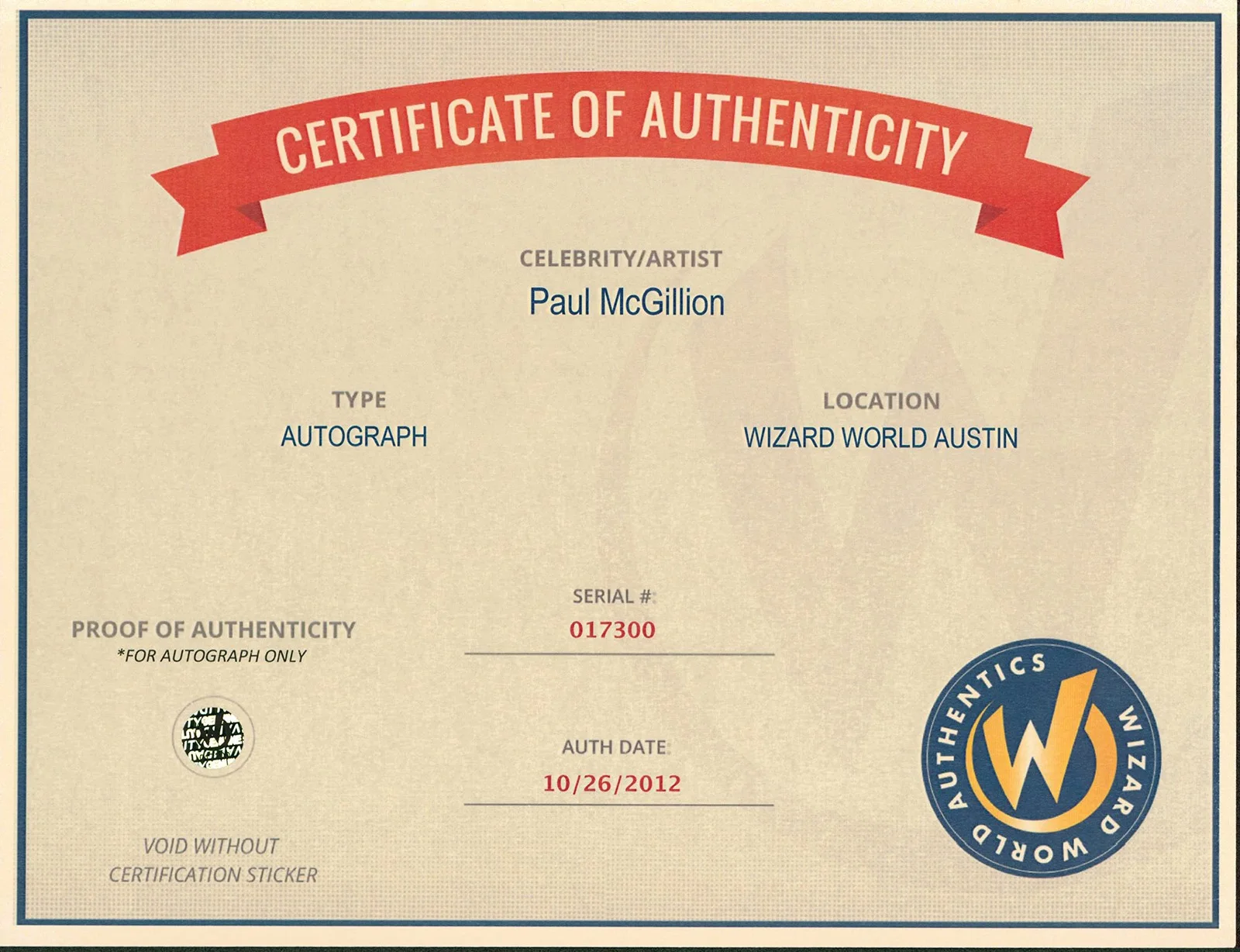 Paul McGillion — Paul McGillion Stargate Atlantis Authentic Signed 8x10 Photo Wizard World, image 5