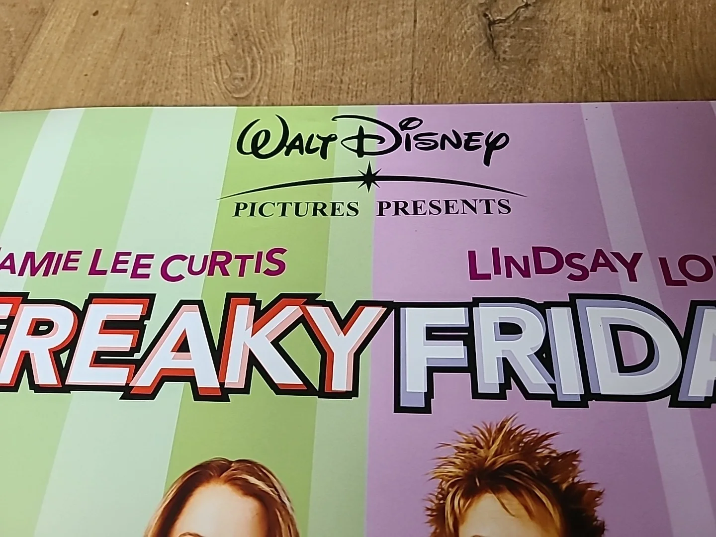 FREAKY FRIDAY . ORIGINAL 2003 WALT DISNEY vintage MOVIE POSTER 22 years old, image 3