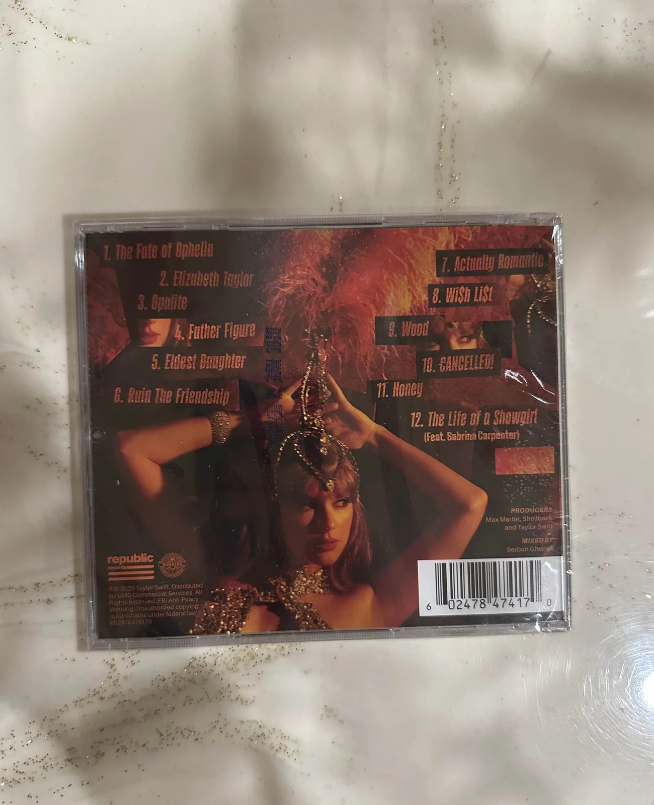 Taylor Swift The Life of a Showgirl CD + Hand Signed Photo 2 In Hand SHIPS ASAP, изображение 2