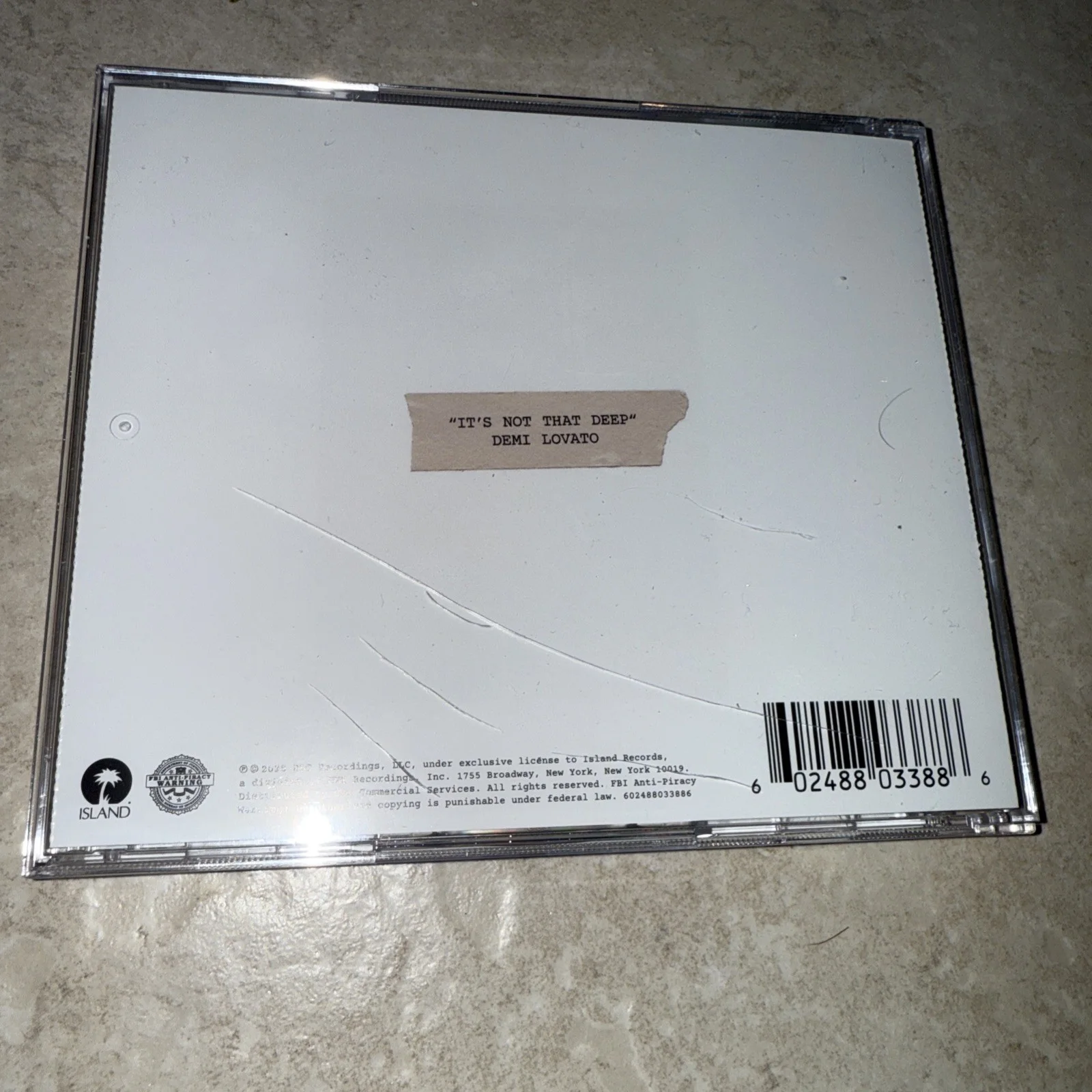 Demi Lovato It’s Not That Deep Signed CD In Hand Ready To Ship Autograph Insert, image 5