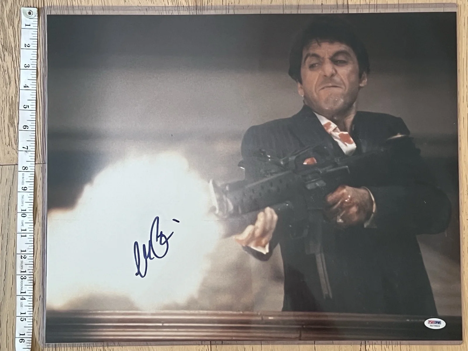 Al Pacino Scarface Autographed PSA certified 20x16, image 2