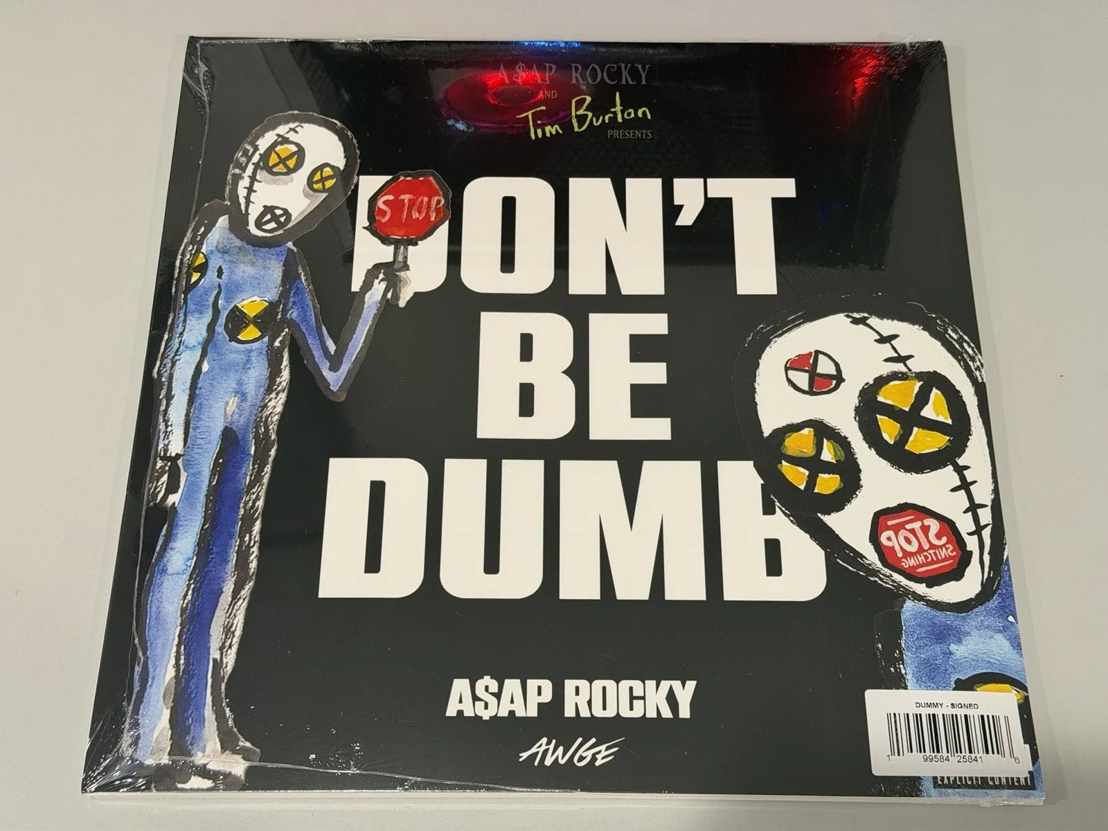 DUMMY SIGNED 2 DISC VINYL LP SIGNED INSERT BY ASAP ROCKY LIMITED SHIPS NOW!, image 2